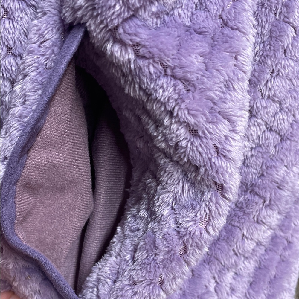 Simply Southern Lavender Teddy Jacket with Pockets - Picture 4 of 9